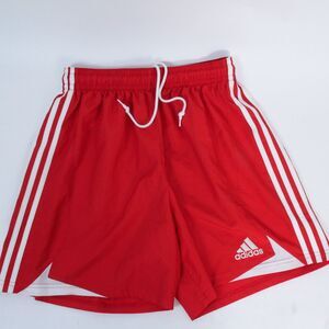 Vintage Y2K Adidas Climacool Soccer Shorts Men's Large Red Mesh 3-Stripe Casual